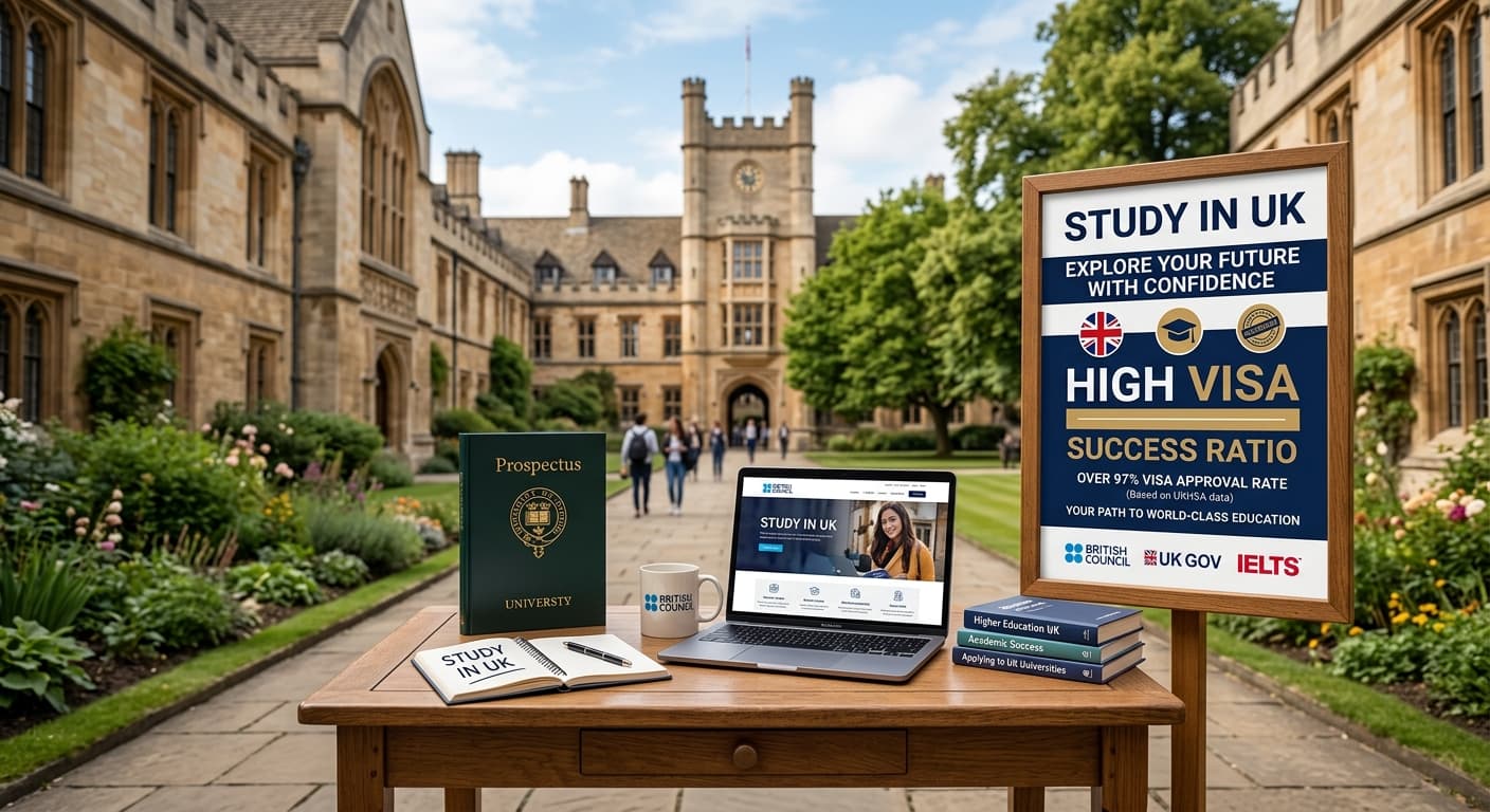 Study in UK with high visa success ratio